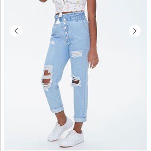 Forever 21 Paperbag Jeans
